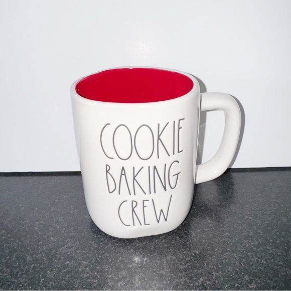 Rae Dunn "Cookie Baking Crew" Collectors Mug~Christmas Hoilday Coffee Cocoa Tea - Picture 2 of 12
